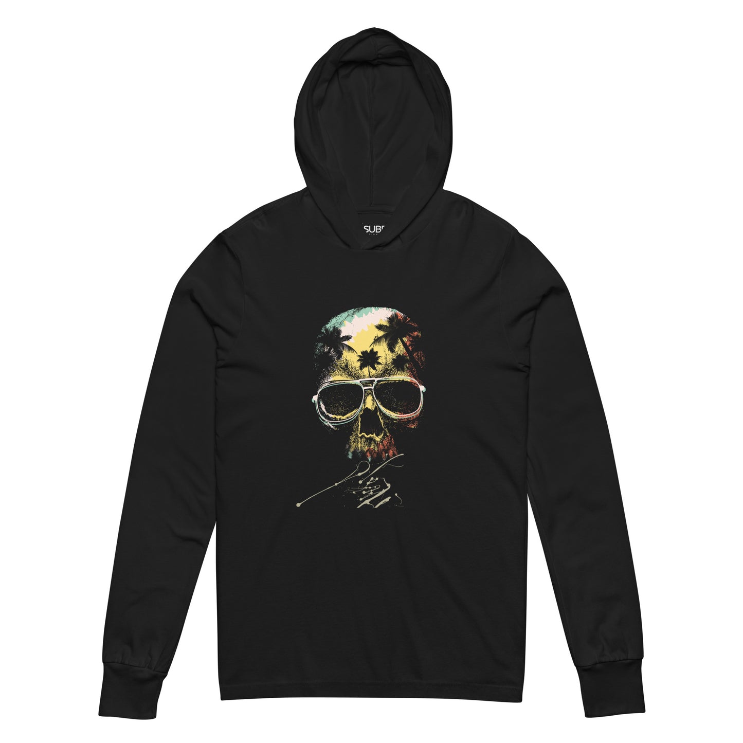 subdx skull II I Langarmshirt mit Kapuze