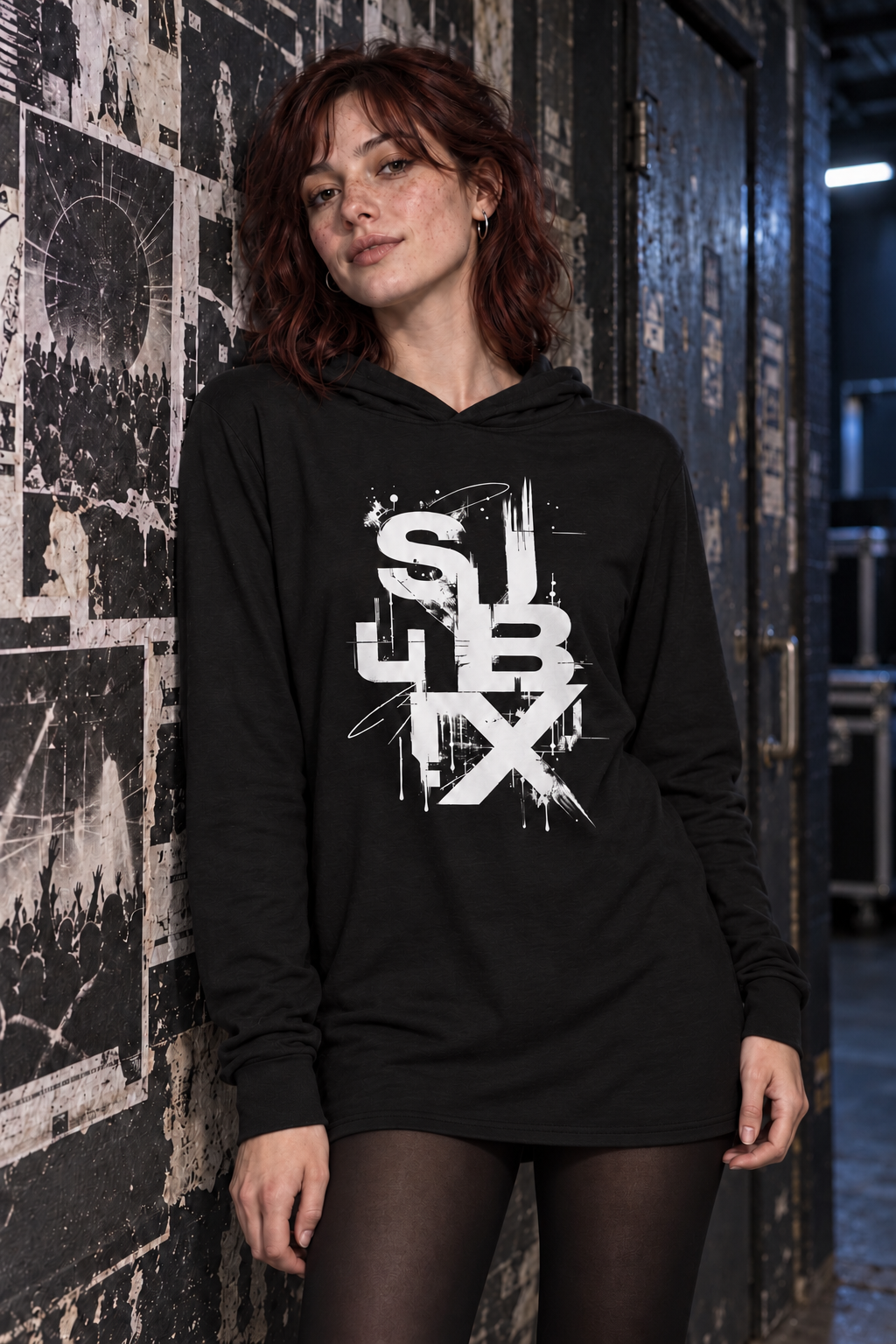 SUBDX – RAW IDENTITY I Langarmshirt mit Kapuze