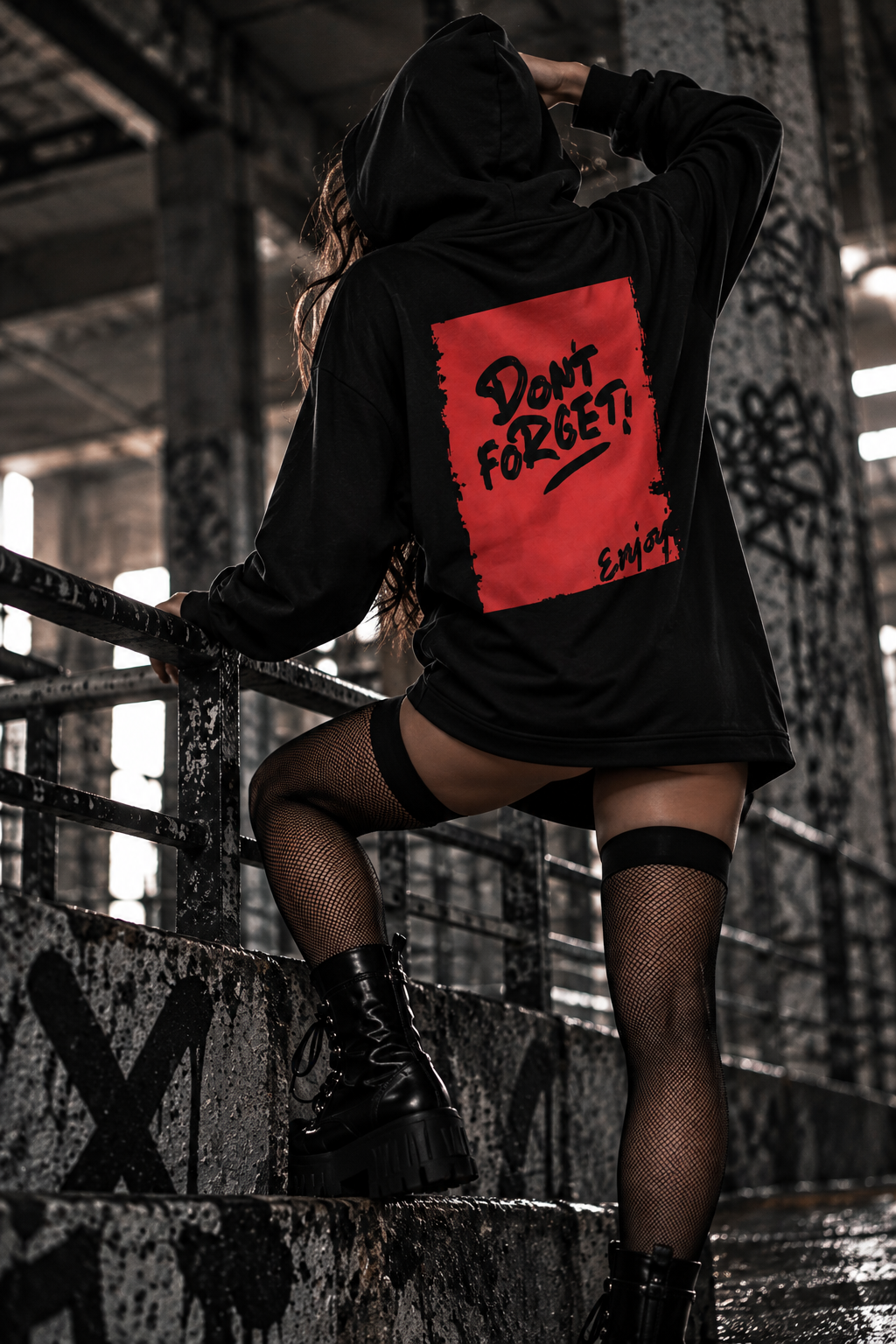 enjoy I Langarmshirt mit Kapuze