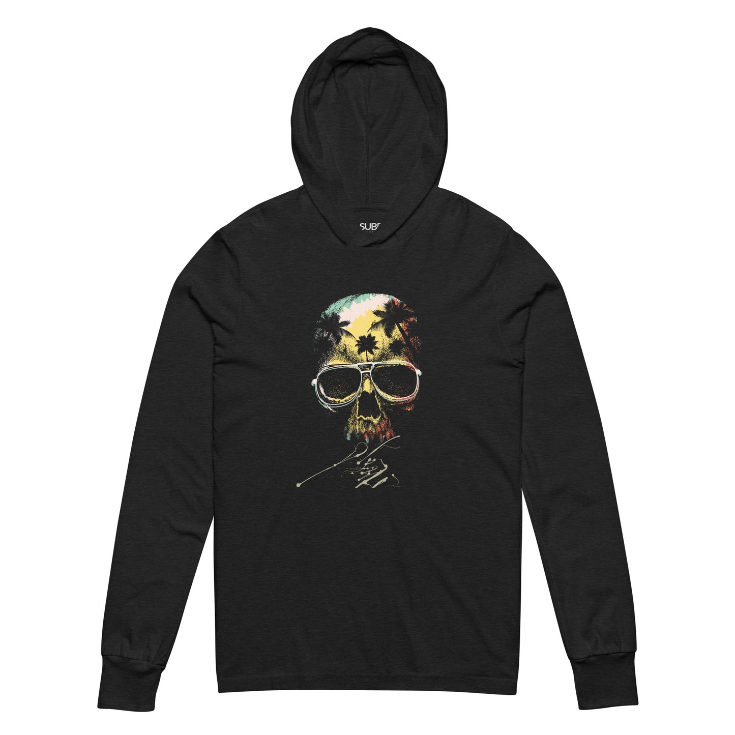 sub skull II I Langarmshirt mit Kapuze